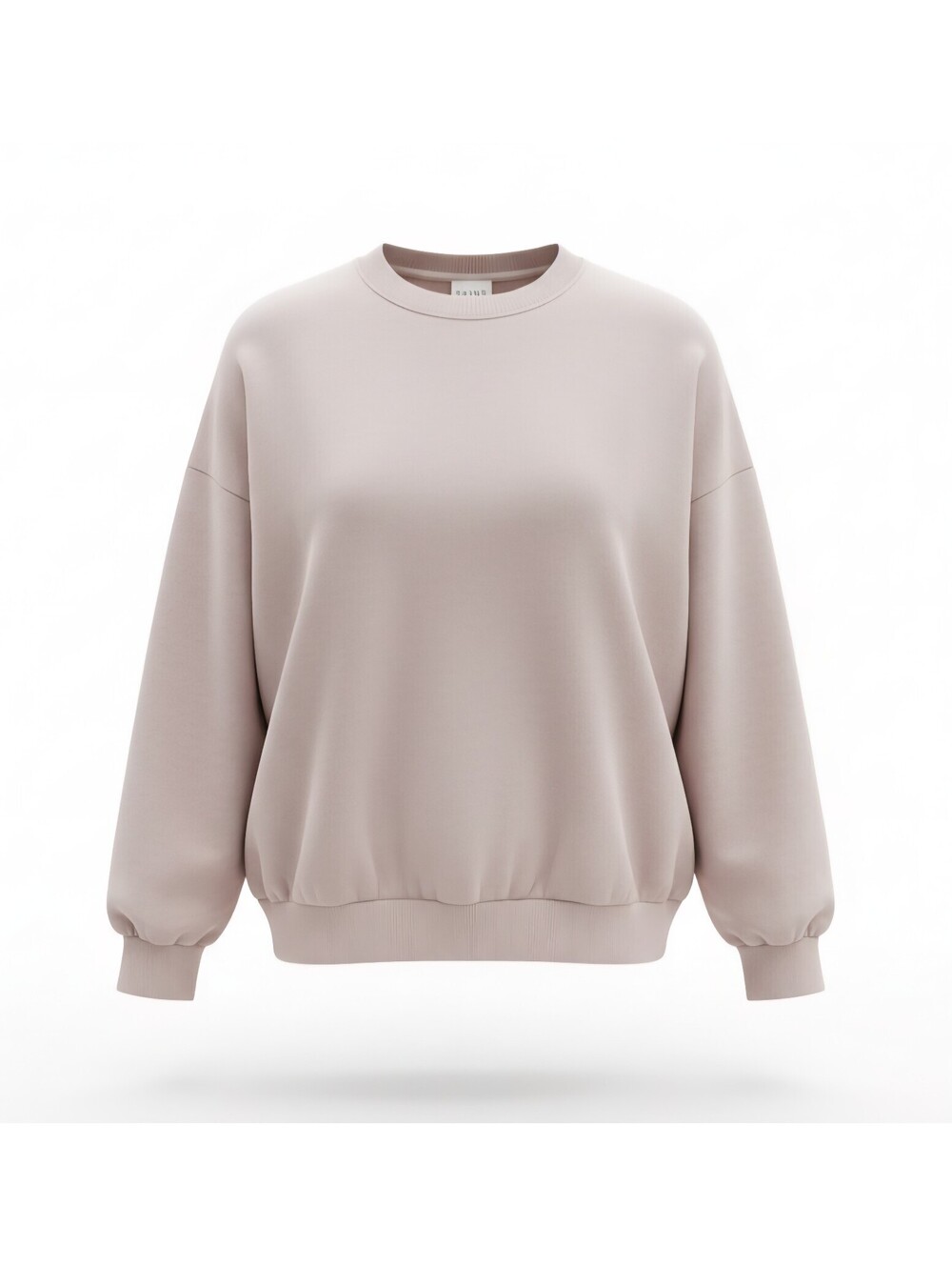 SKIMS Pink Cotton Fleece Oversized Crewneck Pullover Sweatshirt Women's Size XL